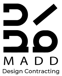 لوجو مدد للمقاولات العامة والتصميم الداخلي