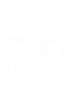 لوجو مدد للمقاولات العامة والتصميم الداخلي