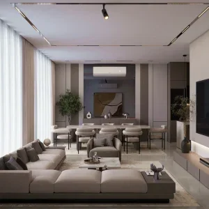تصميم داخلي شقة مودرن
