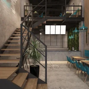 تصميم داخلي لكافيه مايسترول