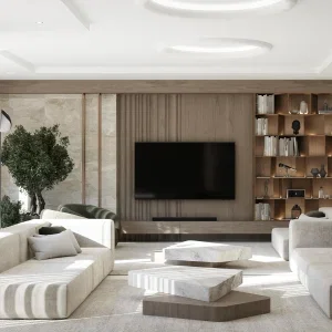 تصميم وتنفيذ لشقة الفارسي